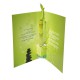 Carte voeux plante postale (bambou) personnalisable et recyclée