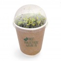Kit de plantation publicitaire personnalisable en pot biodégradable