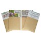 Sachet graines papier kraft 70x120 mm avec cavalier publicitaire