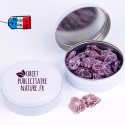 Boîte bonbons personnalisable 70mm 50Gr - Parfum violette miel