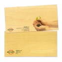 Carte en bois personnalisée format correspondance 200x99mm