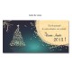 Carte cadeau en bois personnalisée format correspondance 200x99mm