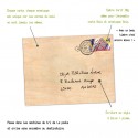 Enveloppe en bois personnalisable format carte postale 100x150mm