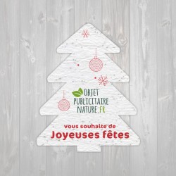 Carte de vœux - Sachet de graines à planter - Joyeux Noël - L'INATELIER