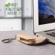 Clé USB rotative personnalisable en bois avec porte-clé