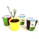 Kit de plantation pot céramique rond 7 cm impression sur fourreau