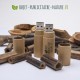 Clé USB ronde en papier recyclé personnalisable