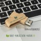 Clé USB personnalisée en plastique 100% recyclé