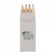 Etui de 4 crayons de couleur en bois personnalisable