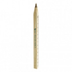 Régle/stylo bille publicitaire personnalisable en bois 2 en 1