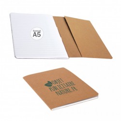 Carnet A5 publicitaire personnalisable