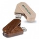 Clé USB publicitaire rotative en bois