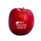 Pomme publicitaire personnalisée à l'encre alimentaire