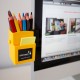 Pot à crayons publicitaire personnalisable pour écran ordinateur