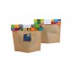 Kit plantation sac autoportant kraft - Cavalier et pot personnalisable