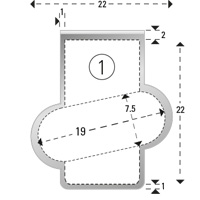 Trombones personnalisés aXionclip forme 1