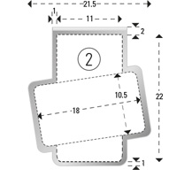 Trombones personnalisés aXionclip forme 2