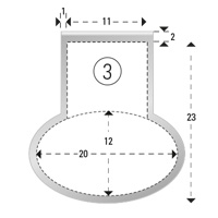 Trombones personnalisés aXionclip forme 3