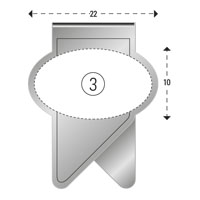 Trombone personnalisé Winclip forme 3